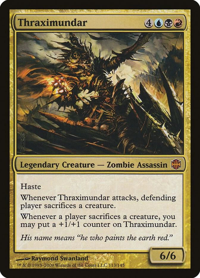 Magic The Gathering Alara Reborn Thraximundar Foil #113