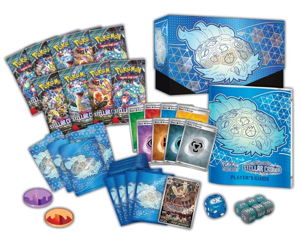POKÉMON - Scarlet & Violet 7 - Stellar Crown - Elite Trainer Box