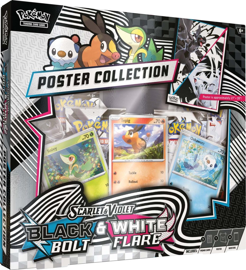 Pokemon - Black Bolt White Flare - Unova Poster Collection