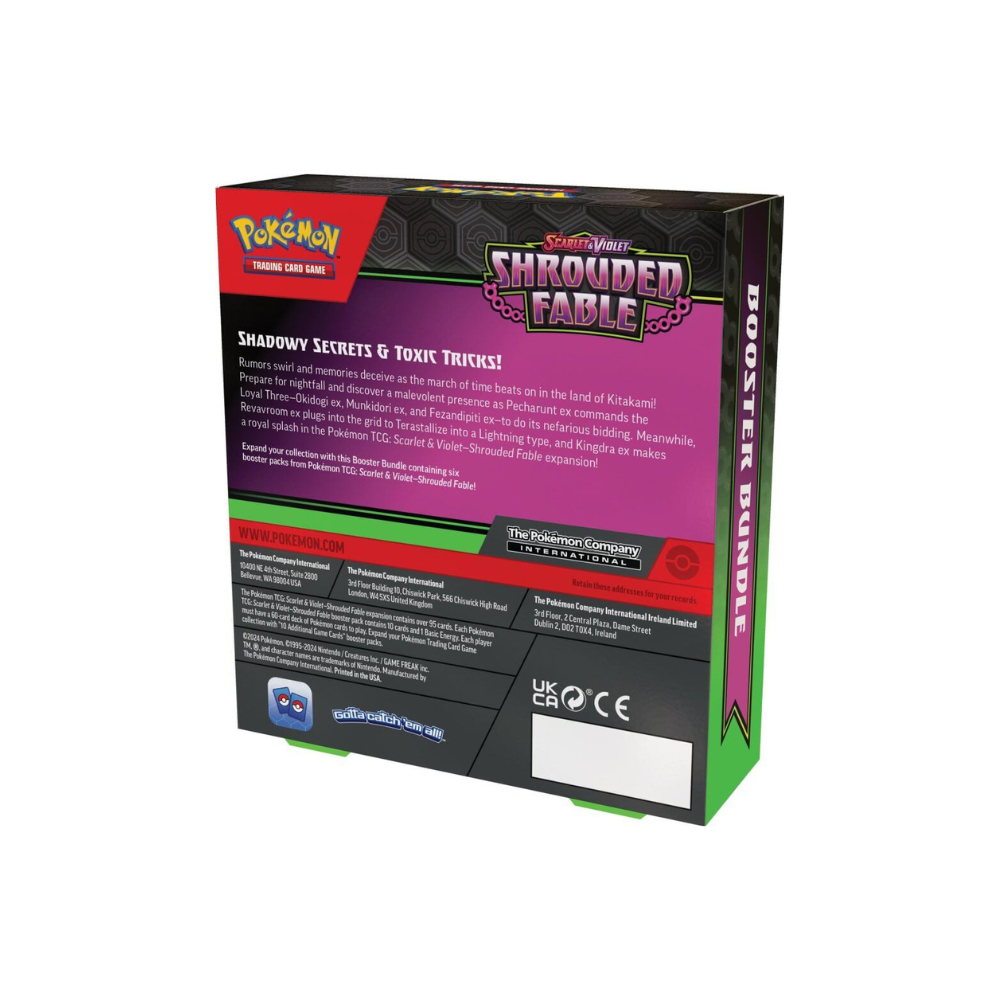 Pokemon - Scarlet and Violet 6.5 - Shrouded Fable - Booster Bundle