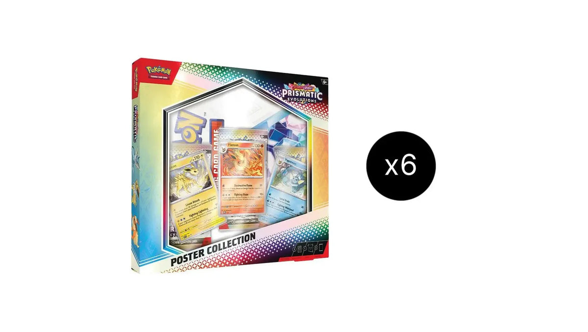 Pokemon Prismatic Evolutions Poster Collection Case — sealed Pokémon case
