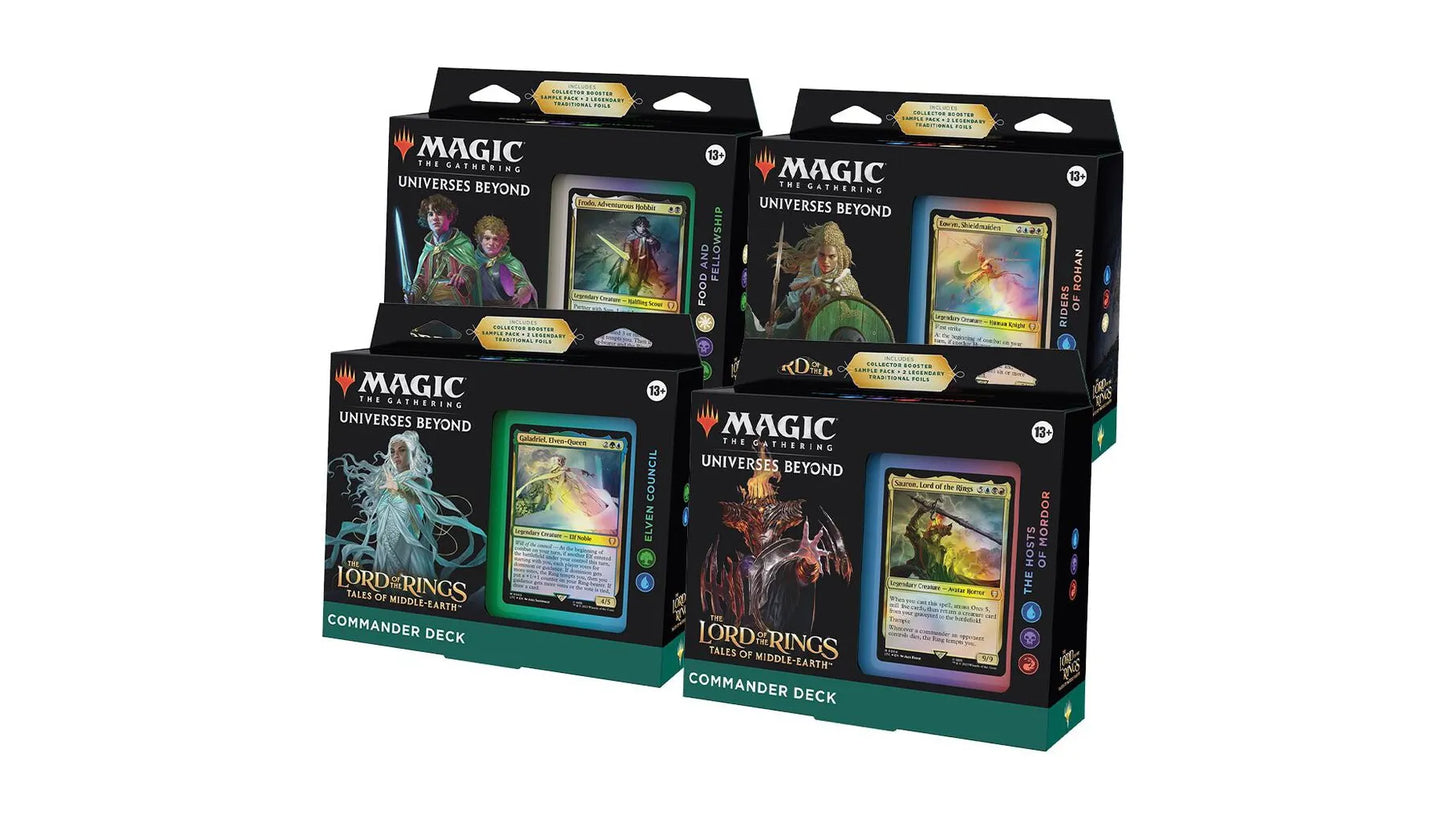 The Lord of the Rings Tales of Middle-earth Commander Decks Set of 4 - Commander: The Lord of the Rings: Tales of Middle-earth