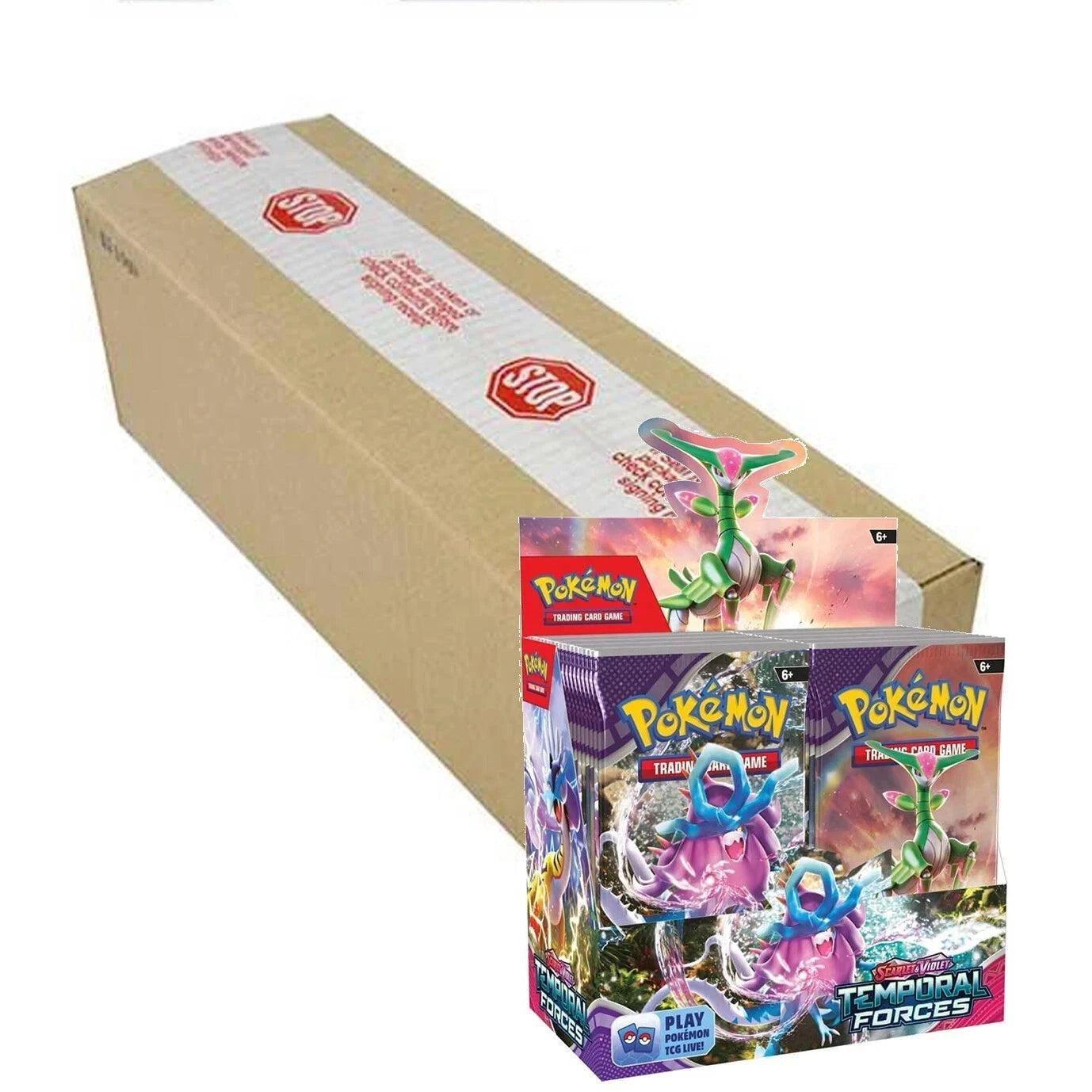 POKÉMON - Scarlet & Violet 5 - Temporal Forces - Booster Box Case