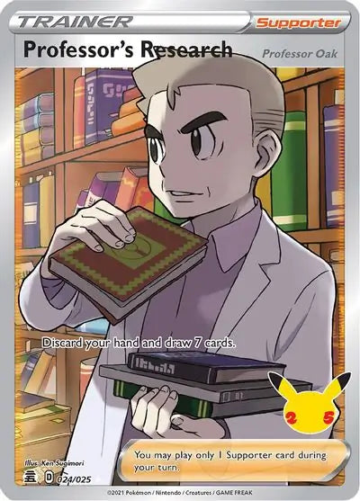 Pokemon Celebrations Professor's Research #024 — Rare Ultra Pokémon card