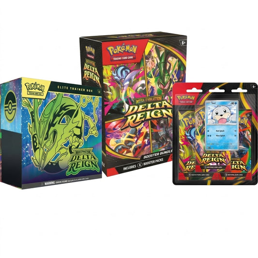 Pokemon Delta Reign ETB Booster Bundle & 3 Pack Blister - PREORDER 6/11