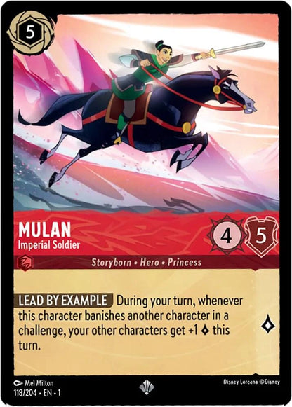 Lorcana The First Chapter Mulan - Imperial Soldier #118/204