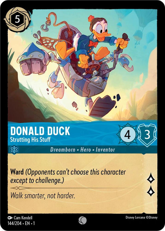 Lorcana The First Chapter Donald Duck - Strutting His Stuff #144/204