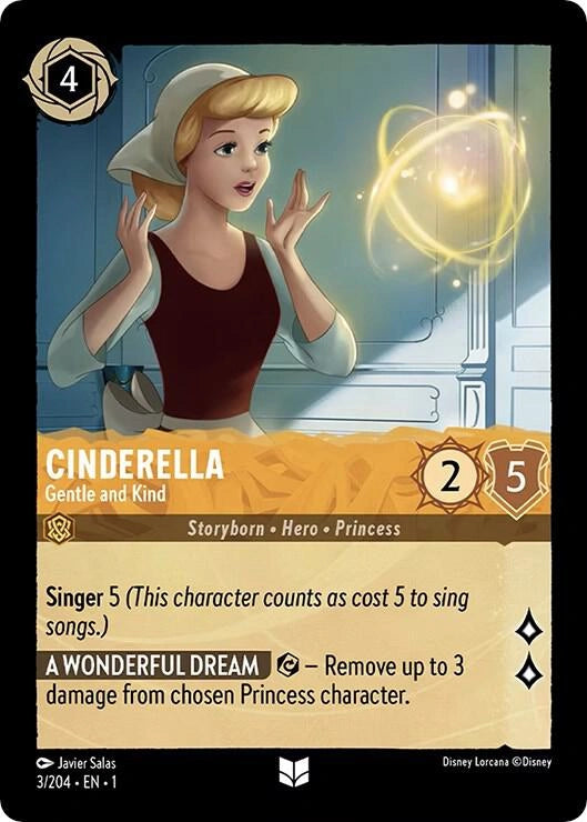 Lorcana The First Chapter Cinderella - Gentle and Kind #3/204