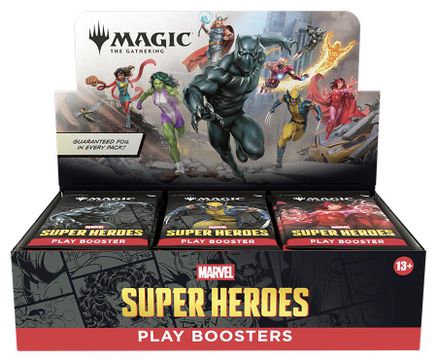Magic The Gathering Marvel Super Heroes Play Booster Display — sealed Magic: The Gathering booster box