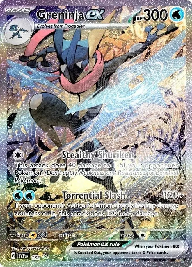 Pokemon Scarlet & Violet Promos Greninja ex #132 — Pokémon card