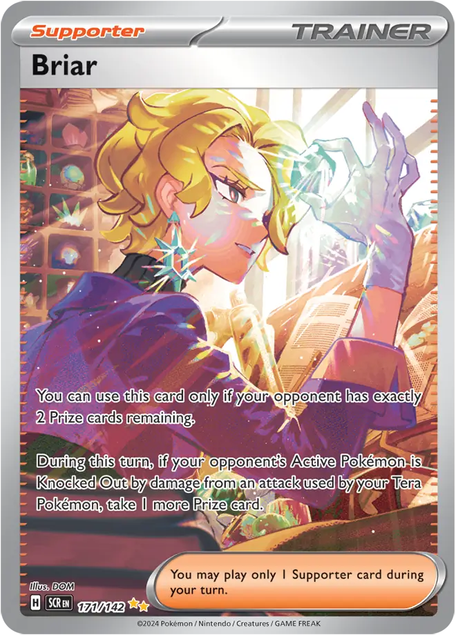 Pokemon Stellar Crown Briar #171 — Special Illustration Rare Pokémon card