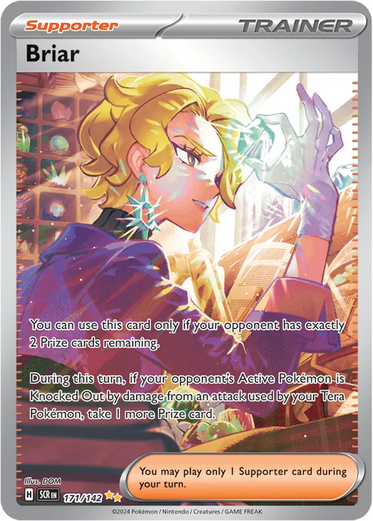 Pokemon Stellar Crown Briar #171 — Special Illustration Rare Pokémon card
