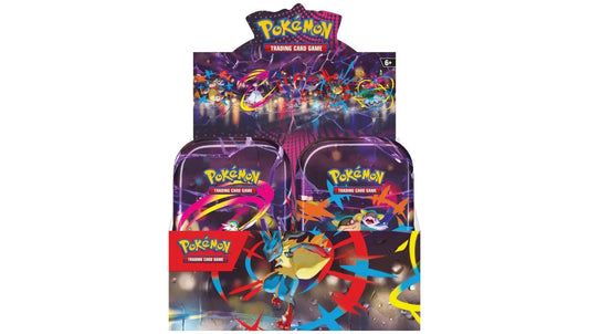 Pokemon Mega Evolution Mega Heroes Mini Tin Display — sealed Pokémon tin