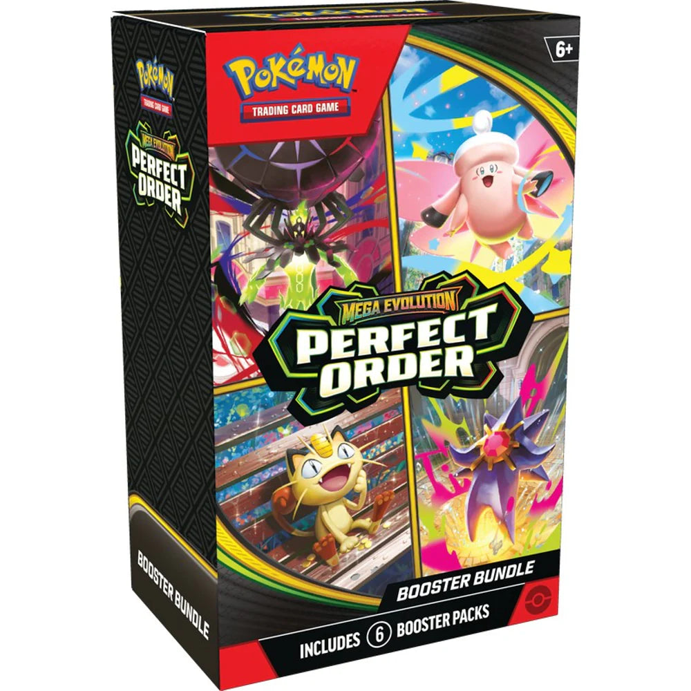 Pokémon TCG: Mega Evolution - Perfect Order Booster Bundle (6 Packs)