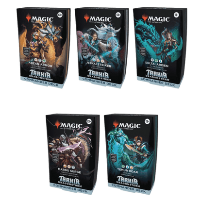 Magic: The Gathering - Tarkir: Dragonstorm Commander Deck Set (All 5 Decks)