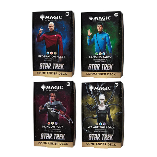 Magic The Gathering Commander: Star Trek MTG - Star Trek - Commander Deck Case - PREORDER 13/11